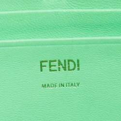 Pre Owned حقيبة باغيت ميني فندي من جلد وبلاستيك شفاف أسود