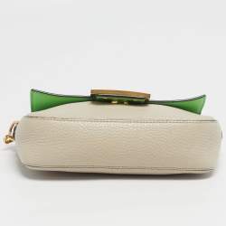 Pre Owned حقيبة باغيت ميني فندي من جلد وبلاستيك شفاف أسود