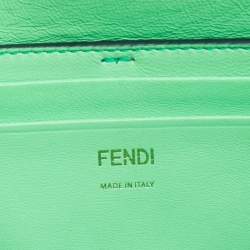 Pre Owned حقيبة باغيت ميني فندي من جلد وبلاستيك شفاف أسود