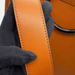 Pre Owned حقيبة فندي توت صن شاين جلد عجل بني حجم متوسط