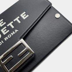 Pre Owned حقيبة فندي باغيت سوفت ترنك بالتعاون مع مارك جيكوبز جلد أسود