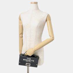 Pre Owned حقيبة فندي باغيت سوفت ترنك بالتعاون مع مارك جيكوبز جلد أسود