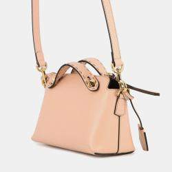 Pre Owned Fendi By The Way Jasmin Flower Leather Size Small