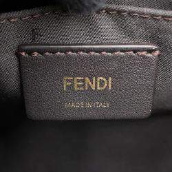 Pre Owned Fendi By The Way Jasmin Flower Leather Size Small