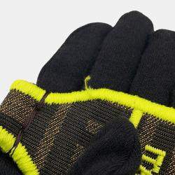 Pre Owned Fendi Zucca Mamma Bucket 2-Way Shoulder Bag Brown/Neon Yellow Canvas Size Large