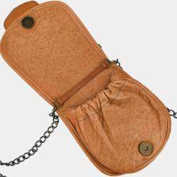 Pre Owned Fendi Brown Leather Shoulder Bag