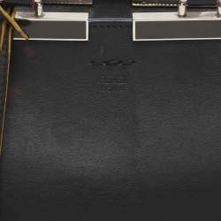 Pre Owned حقيبة يد توتس فندي 3 جور جلد أسود صغيرة