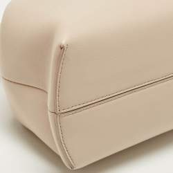 Pre Owned Fendi First Medium Beige Leather Shoulder Bag