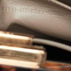 Pre Owned Fendi Peekaboo Iseeu Medium Beige Leather Top Handle Bag