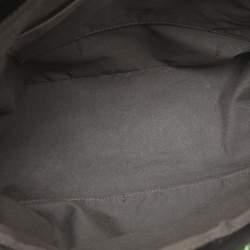 Pre Owned Fendi B Buckle Large Beige Raffia and Python Top Handle Bag