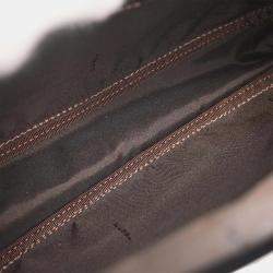 Pre Owned Fendi Navy Denim Shoulder Bag