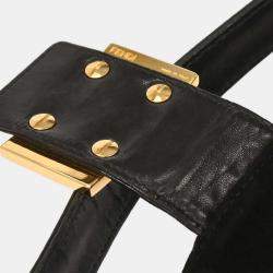 Pre Owned Fendi Black Suede Handbag