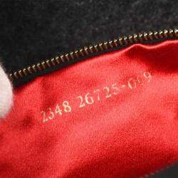 Pre Owned Fendi Black Suede Handbag