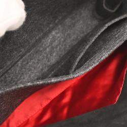 Pre Owned Fendi Black Suede Handbag