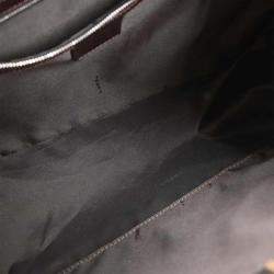 Pre Owned Fendi Brown Canvas Zucca Mamma Baguette Handbag