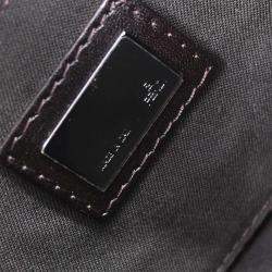 Pre Owned Fendi Brown Zucchino Handbag