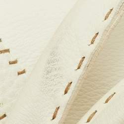 Pre Owned حقيبة كتف فندي ديفيل ترابزيو جلد وفراء عجل بنية