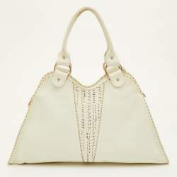 Pre Owned حقيبة كتف فندي ديفيل ترابزيو جلد وفراء عجل بنية