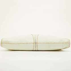 Pre Owned حقيبة كتف فندي ديفيل ترابزيو جلد وفراء عجل بنية