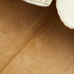 Pre Owned حقيبة كتف فندي ديفيل ترابزيو جلد وفراء عجل بنية