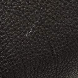 Pre Owned Fendi Selleria Black Leather Dome Satchel