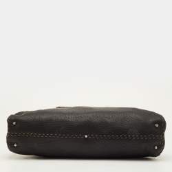 Pre Owned Fendi Selleria Black Leather Dome Satchel