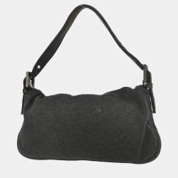 Pre Owned حقيبة فاندي باجيت صوف رمادية