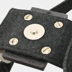 Pre Owned حقيبة فاندي باجيت صوف رمادية