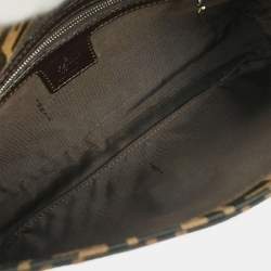 مملوكة مسبقًا Fendi Brown Canvas Zucca Baguette Handbag