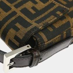 مملوكة مسبقًا Fendi Brown Canvas Zucca Baguette Handbag