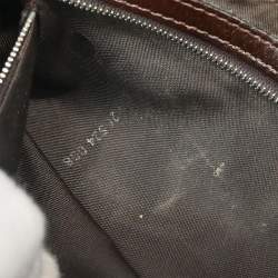 مملوكة مسبقًا Fendi Brown Canvas Zucca Baguette Handbag