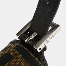 مملوكة مسبقًا Fendi Brown Canvas Zucca Baguette Handbag