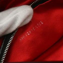 Pre Owned Fendi Baguette Black Lambskin Leather Shoulder Bag