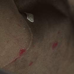 Pre Owned Fendi Mon Tresor Mini Black/Brown FF Leather Bucket Bag