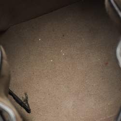 Pre Owned Fendi Mon Tresor Mini Black/Brown FF Leather Bucket Bag