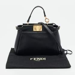 مملوكة مسبقًا حقيبة كروس فنجي جلد خوخي مايكرو بيكابو