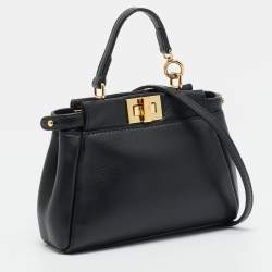 مملوكة مسبقًا حقيبة كروس فنجي جلد خوخي مايكرو بيكابو