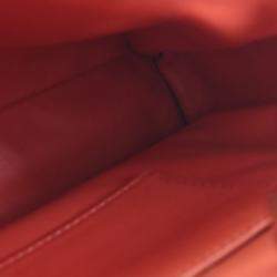 Pre Owned Fendi Peekaboo Iconic Waves Mini Nappa Leather Satchel Bag