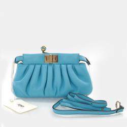 Pre Owned حقيبة كلتش فندي بيكابو كليك جلد نابا