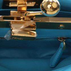 Pre Owned حقيبة كلتش فندي بيكابو كليك جلد نابا