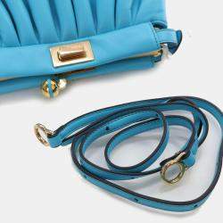 Pre Owned حقيبة كلتش فندي بيكابو كليك جلد نابا