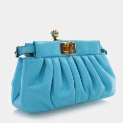 Pre Owned حقيبة كلتش فندي بيكابو كليك جلد نابا