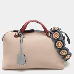 مملوكة مسبقًا Fendi By The Way Medium Blush Pink/Red Leather Bag
