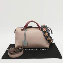 مملوكة مسبقًا Fendi By The Way Medium Blush Pink/Red Leather Bag