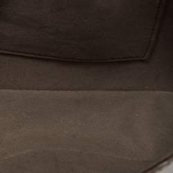 Pre Owned حقيبة كتف فندي زوكا مطلية قماش أسود/بني صغيرة 1974