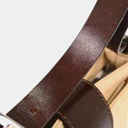 Pre Owned Fendi Zucca Beige Linen Shoulder Bag