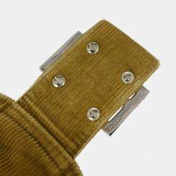 Pre Owned حقيبة فندي يد قطن بني