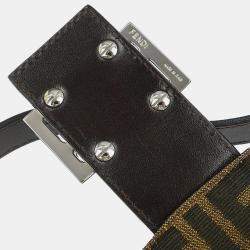 Pre Owned Fendi Brown Zucca Handbag