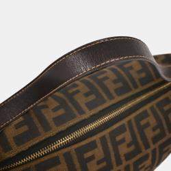 Pre Owned حقيبة فندي زوكا كانفاس بنية