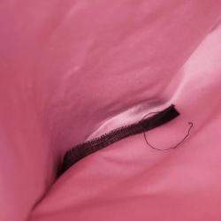 Pre Owned Fendi Brown Canvas Beads Embroidered Tote Handbag